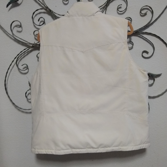 LAUREN RALPH LAUREN down blend NWT Arctic Nights vest Tundra Cream, 1X - Picture 4 of 16